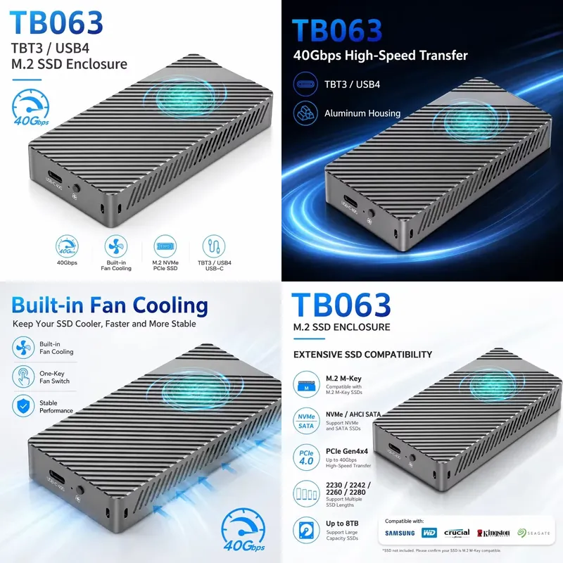 Sata Ssd - AP01 für Aktiv Gekühltes 3 USB4
