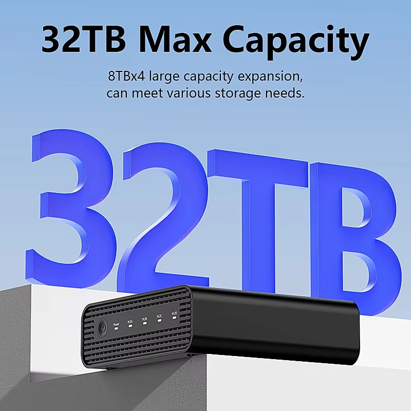 Aluminium M2 4-Bay USB4 Extern – Nvme Ssd Bewertung und Preis